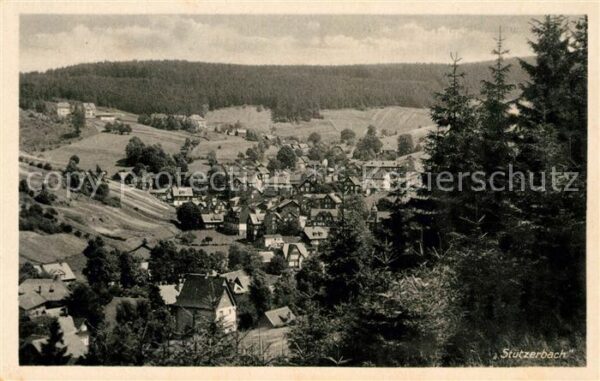 Stuetzerbach Panorama Kneipp Luftkurort im Thüringer