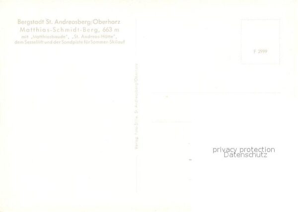 St Andreasberg Harz Matthias Schmidt Berg Matthiasbaude St – Bild 2