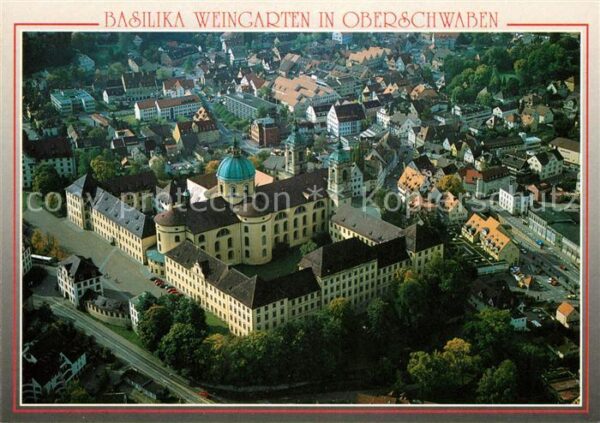 Weingarten Wuerttemberg Basilika Benediktiner Abtei Fliegeraufn