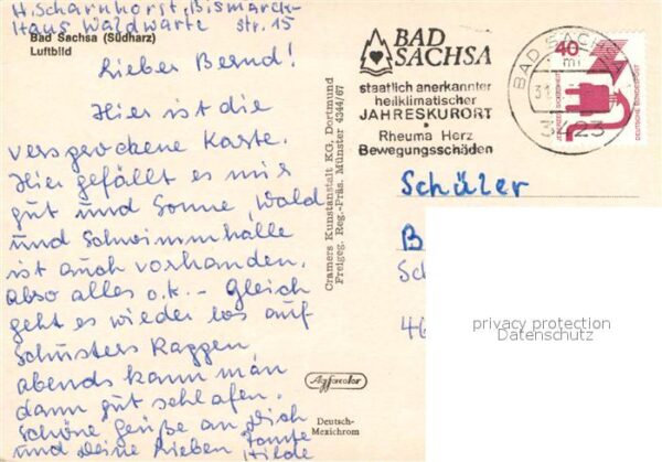 Bad Sachsa Harz Fliegeraufnahme – Bild 2