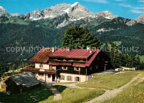 Garmisch-Partenkirchen Berggasthof Eckbauer Alpspitze Zugspitz