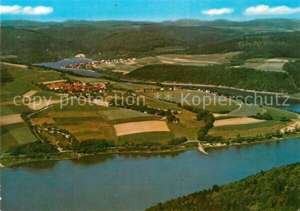 Harbshausen Edersee Fliegeraufnahme