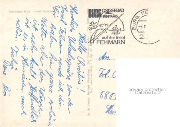 Burg Fehmarn Ostseebad Fliegeraufnahme – Bild 2