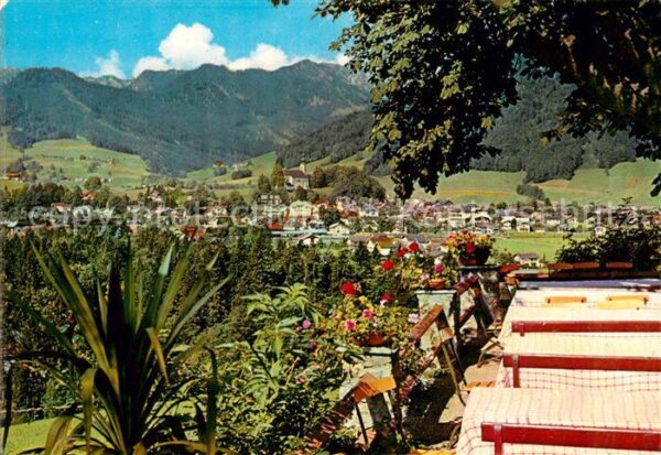 Ruhpolding Alpengasthof Cafe Brandler Alm Terrasse