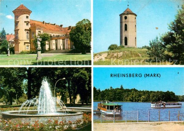 Rheinsberg Schloss jetzt Sanatorium Leuchtturm Spr