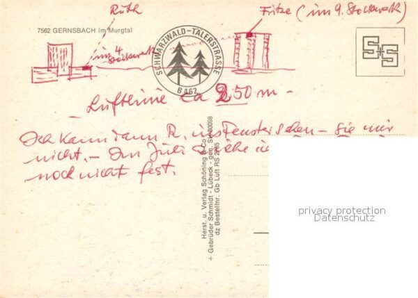 Gernsbach Murgtal Schwarwald Fliegeraufnahme – Bild 2