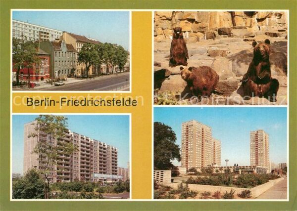 Friedrichsfelde Berlin Strasse der Befreiung Bärenschaufenster
