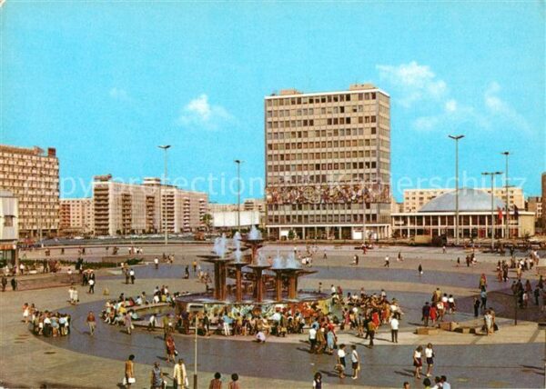 Berlin Alexanderplatz Wasserspiele Haus des Le