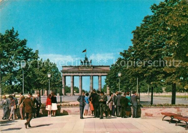Berlin Brandenburger Tor Hauptstadt der DDR