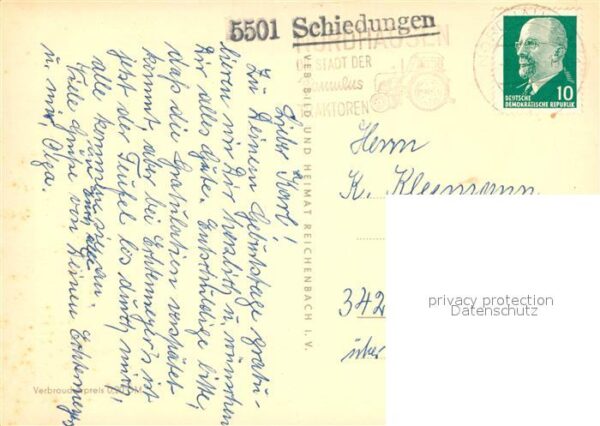 Nordhausen Thueringen Strassenpartien Schwanenteich Brunnen – Bild 2