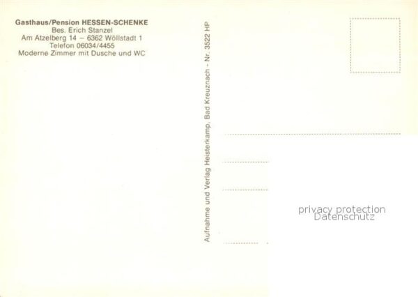 Nieder Woellstadt Gasthaus Pension Hessen Schenke Gaststu – Bild 2