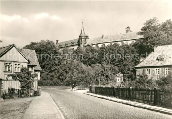 Ilsenburg Harz Blick zum Schloss