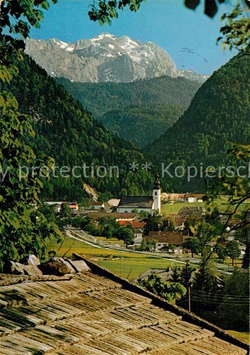 Inzell Panorama Blick zur Reiteralpe Berchtesg