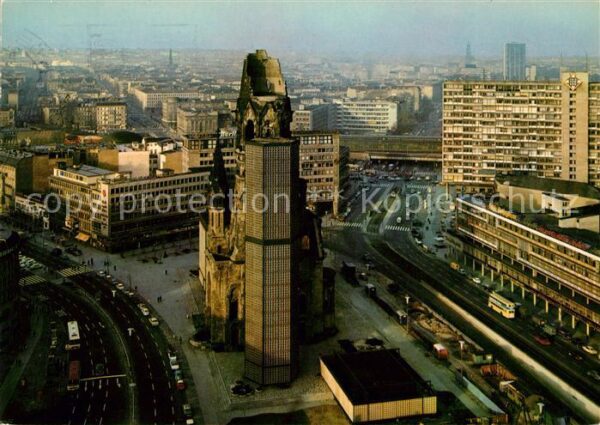 Berlin Zentrum mit Kaiser Wilhelm Gedächtniski