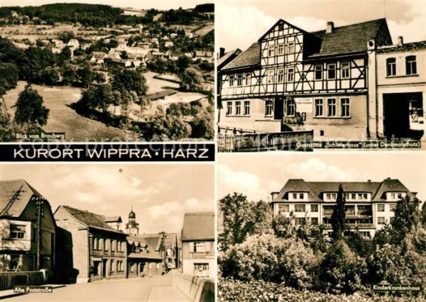 Wippra Panorama Blick vom Brauberg Gaststätte