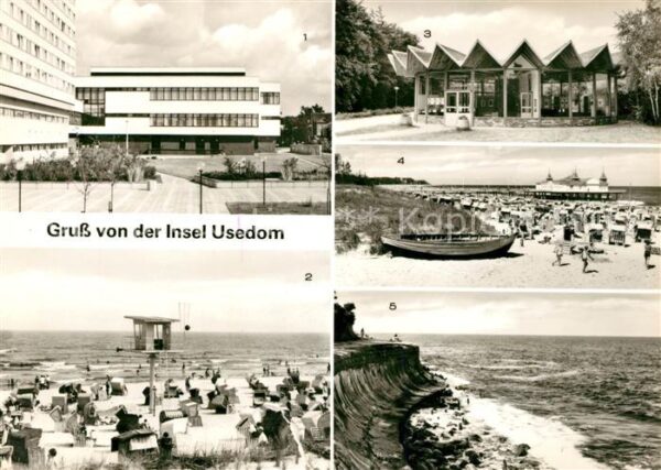 Insel Usedom Ostseebäder Zinnowitz Bansin Heringsdor