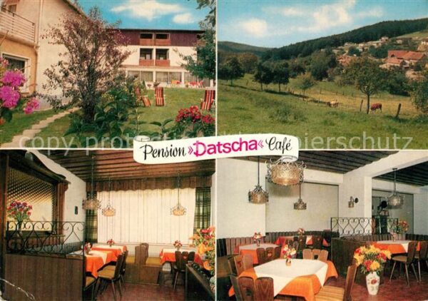 Hassenroth Pension Datscha Cafe Landschaftspanoram