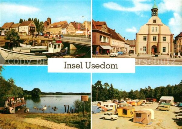 Insel Usedom Wolgast Hafen Rathaus Kölpinsee Zempin