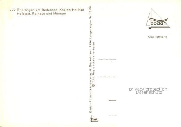 Ueberlingen Bodensee Hofstatt Rathaus Münster Altstadt – Bild 2