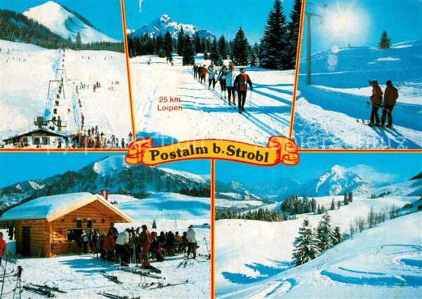 Strobl Skicenter Postalm Wintersportplatz Alpe