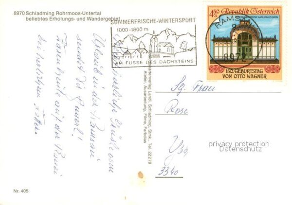 Rohrmoos Schladming Landschaftspanorama Wandergebiet Alpen – Bild 2