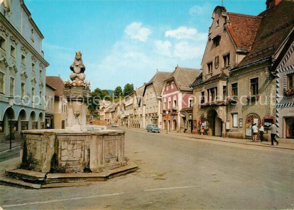 Weyer Enns Marktbrunnen aus der Zeit um 1600 Altst