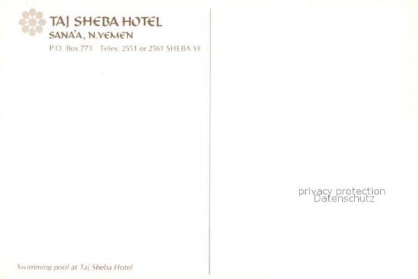 Sanaa Taj Sheba Hotel Swimming Pool – Bild 2