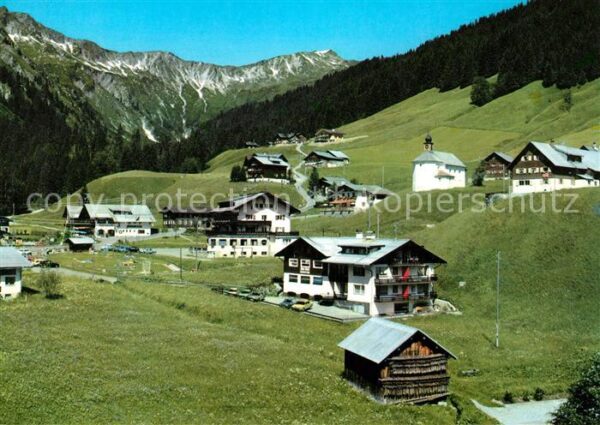 Baad Mittelberg Kleinwalsertal Panorama