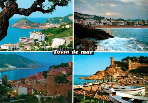 Tossa de Mar Hafen Panorama
