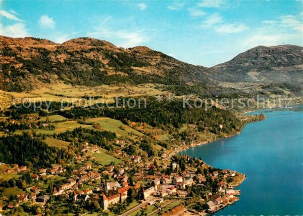 Millstatt Millstaettersee Fliegeraufnahme
