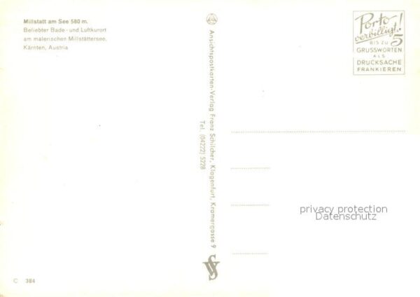 Millstatt Millstaettersee Fliegeraufnahme – Bild 2