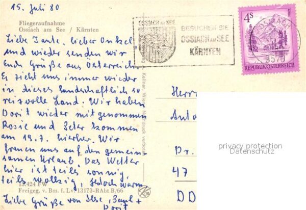 Ossiach Fliegeraufnahme – Bild 2
