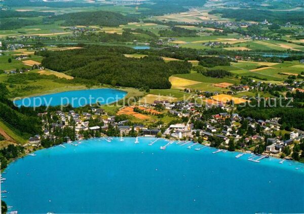Seelach Klopeinersee Fliegeraufnahme hafen