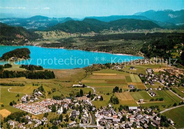 Faak am See Finkenstein Fliegeraufnahme