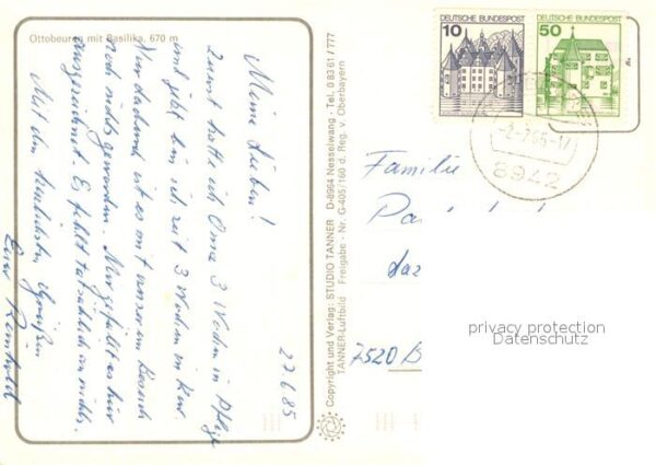 Ottobeuren Fliegeraufnahme Basilika – Bild 2