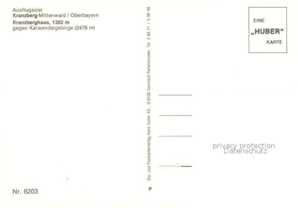 Mittenwald Bayern Kranzberg Kranzberghaus – Bild 2
