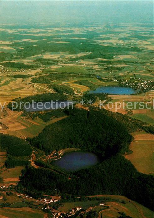 Eifel Region Fliegeraufnahme Gemündener Weinfelder S