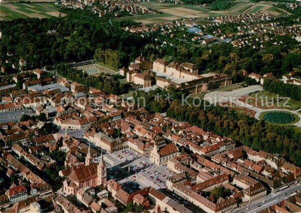 Ludwigsburg Wuerttemberg Fliegeraufnahme Schloss Gartenschau Blü