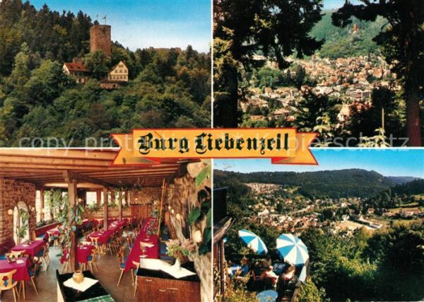 Bad Liebenzell Burg Liebenzell Panorama Gaststätte