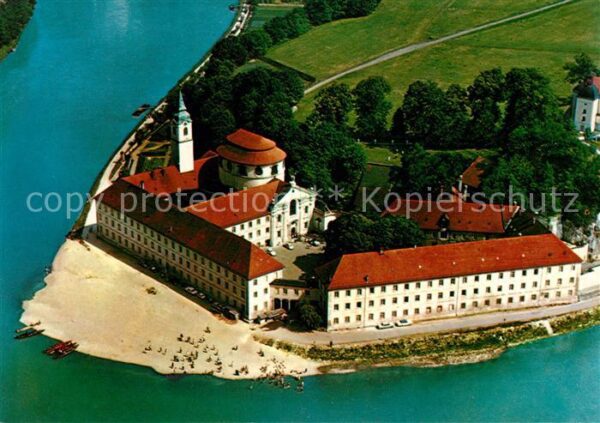 Kelheim Fliegeraufnahme Kloster Weltenburg