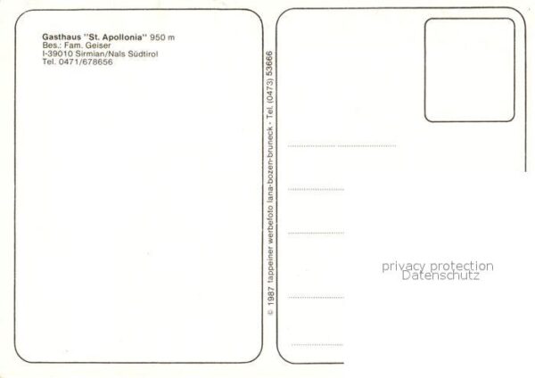 Nals Bozen Gasthaus Sankt Apollonia – Bild 2