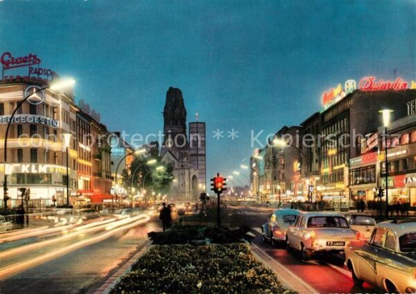 Berlin Kurfürstendamm Kaiser Wilhelm Gedächnis