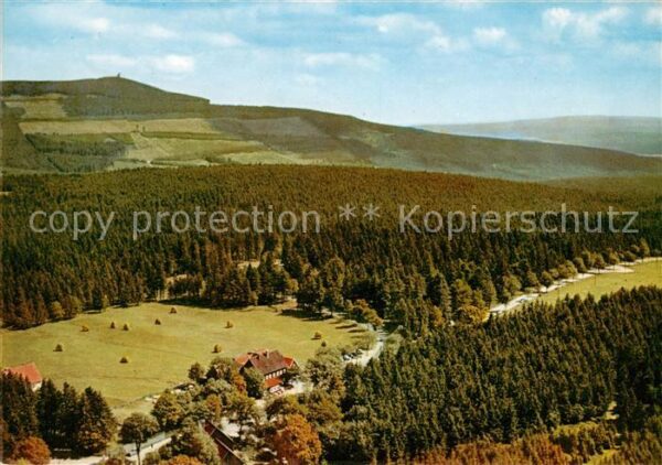 Braunlage Gasthaus Königskrug Fliegeraufnahme