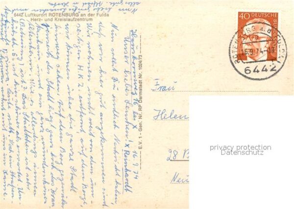 Rotenburg Fulda Kurklinik Fliegeraufnahme – Bild 2