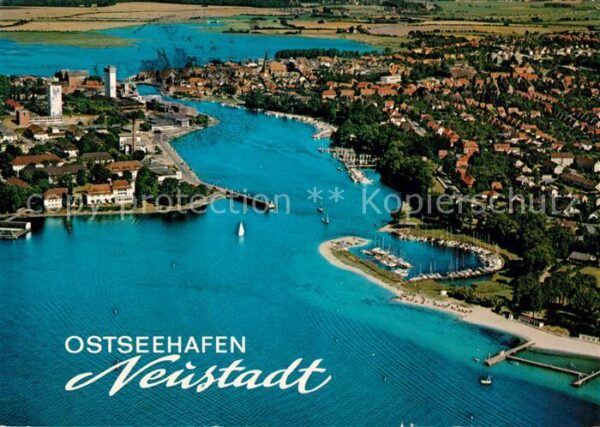 Neustadt Flensburg Fliegeraufnahme Hafen