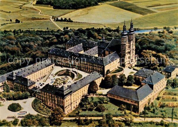 Banz Bad Staffelstein Schloss Fliegeraufnahme