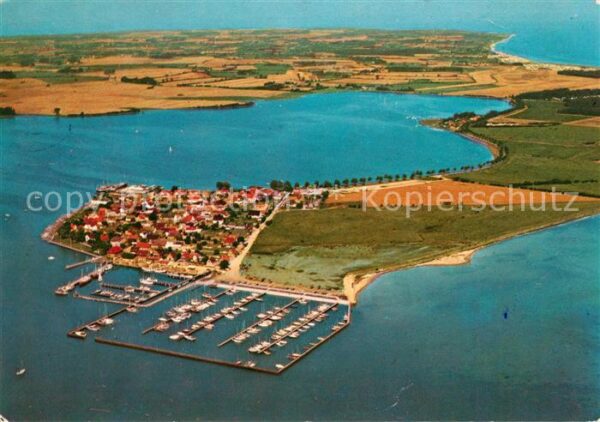 Maasholm Fliegeraufnahme Hafen