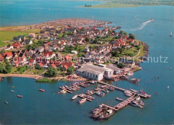 Maasholm Fliegeraufnahme Hafen