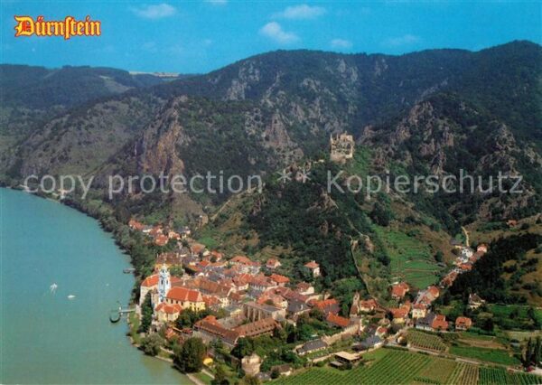Duernstein Wachau Fliegeraufnahme