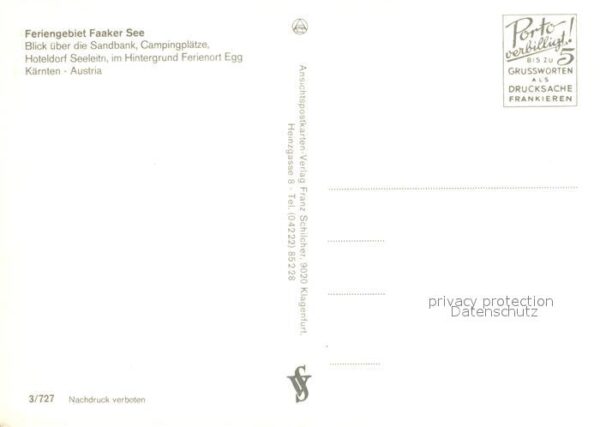 Faakersee Campingplätze Hoteldorf Seeleitn Egg – Bild 2
